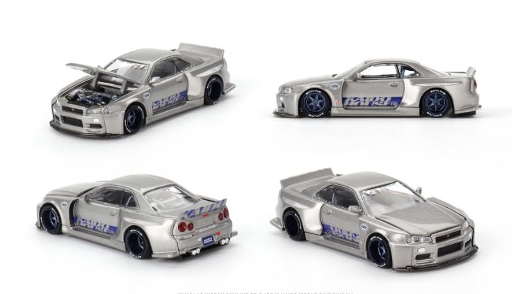 Amazon.com: 1/64 Mini GT x Kaido House R34 Works V1 RHD (Right
